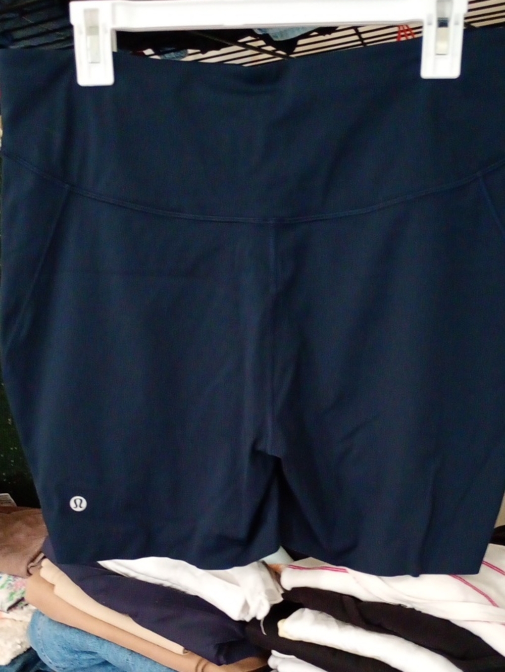 lululemon athletica Deep Navy Bike Shorts Base Pace 14